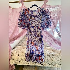 NWT Celia B Zale Dress Multi